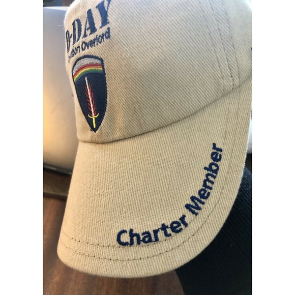 D-Day 1944 Normandy embroidered Op Overlord memorial 70th cap hat 100% cotton - Picture 4 of 7